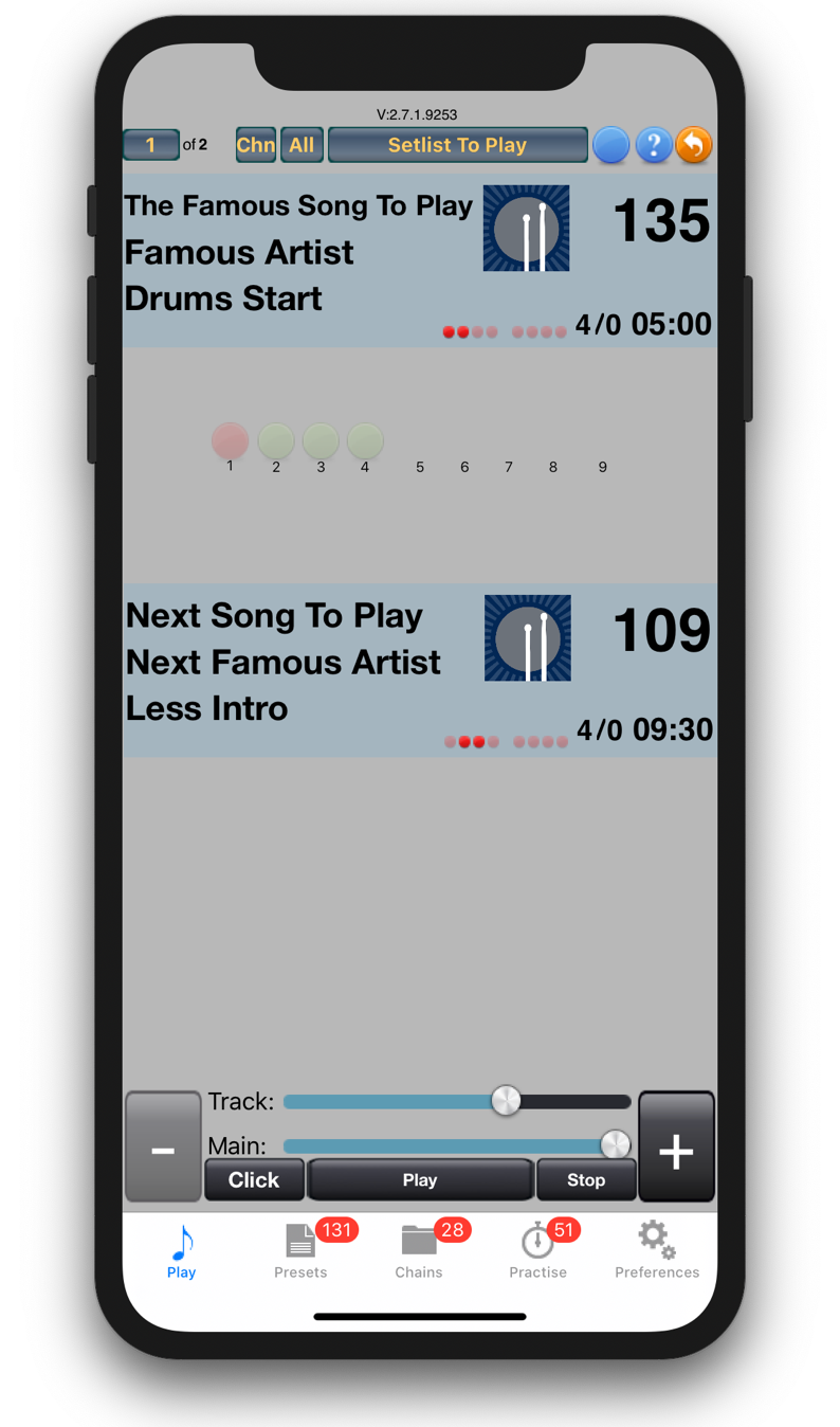 iPhone Play Screen